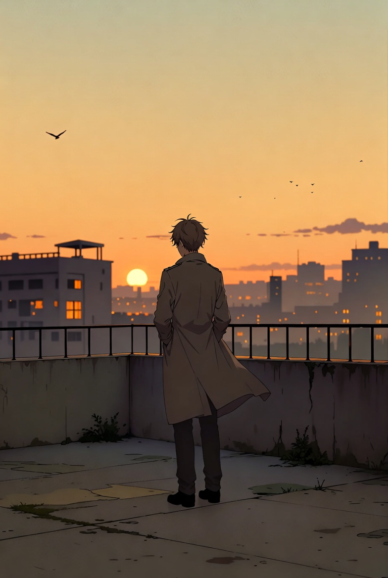 Golden Week Ending Rooftop Sunset