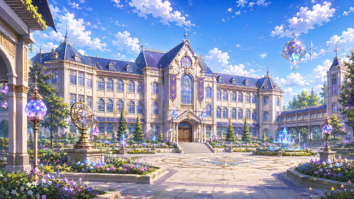 魔法炼金学院庭院
