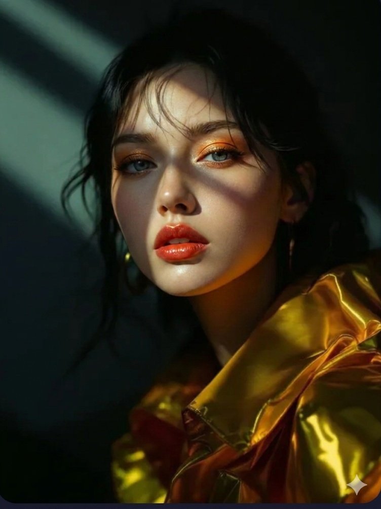 Sample output image for Vogue Editorial Fashion Portrait