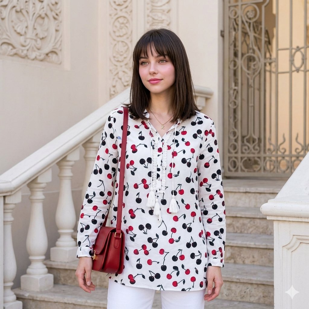 Sample output image for Fresh Summer Tunic Portrait