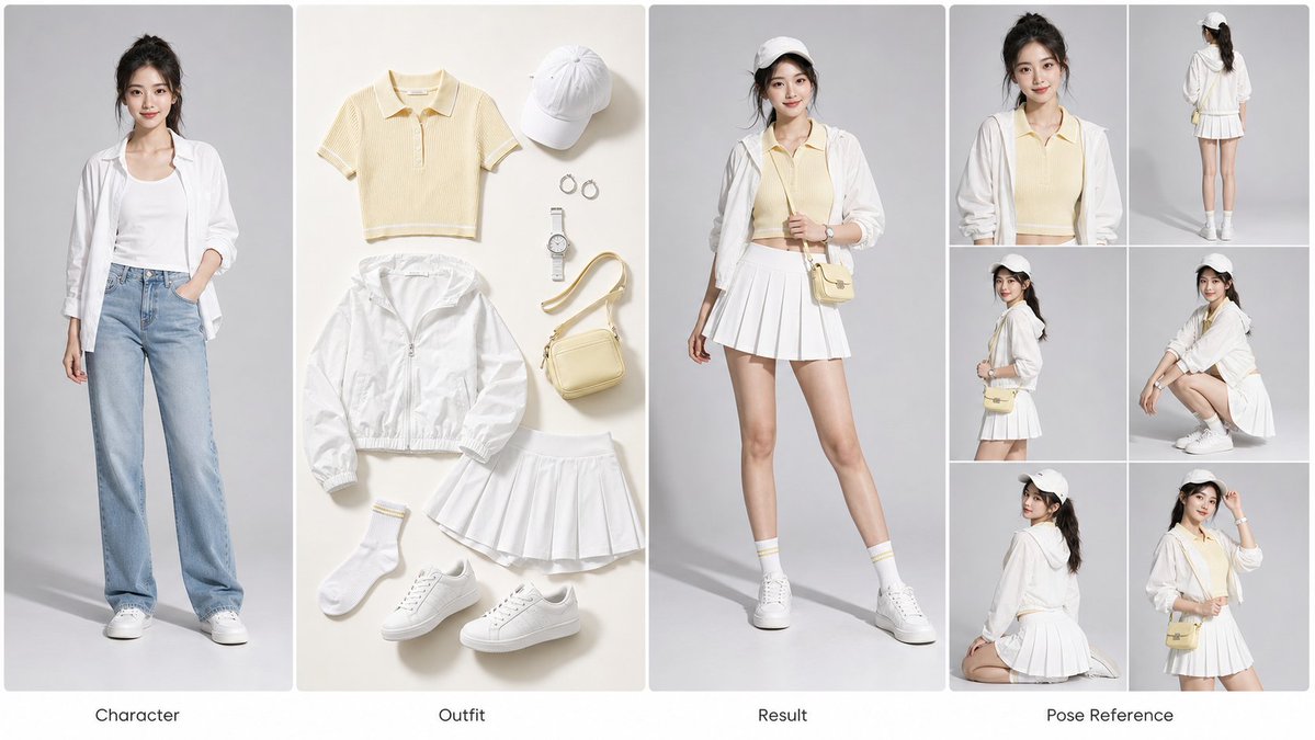 AI Fashion Comparison Poster example 2