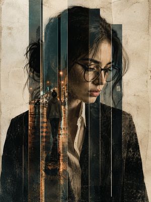 双重曝光编辑人像