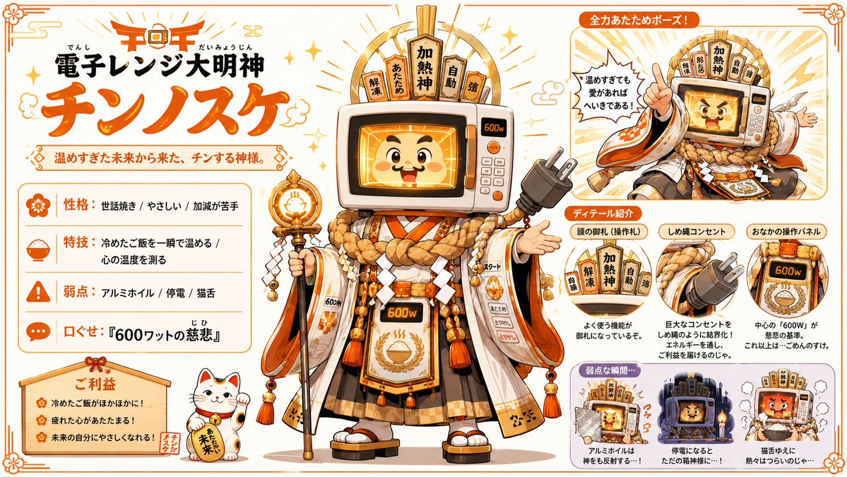 Microwave Deity Mascot Sheet