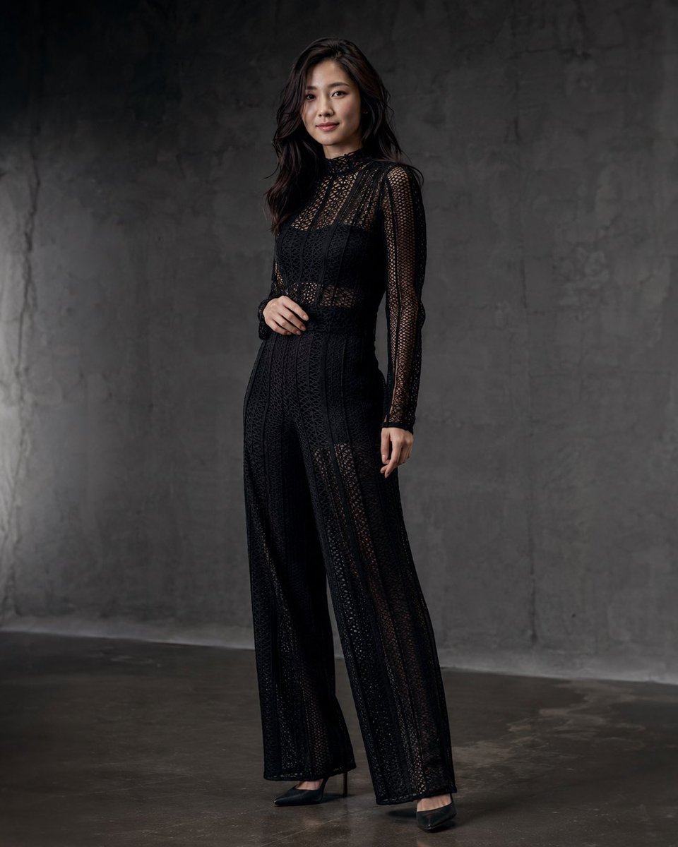 Black Lace Studio Portrait