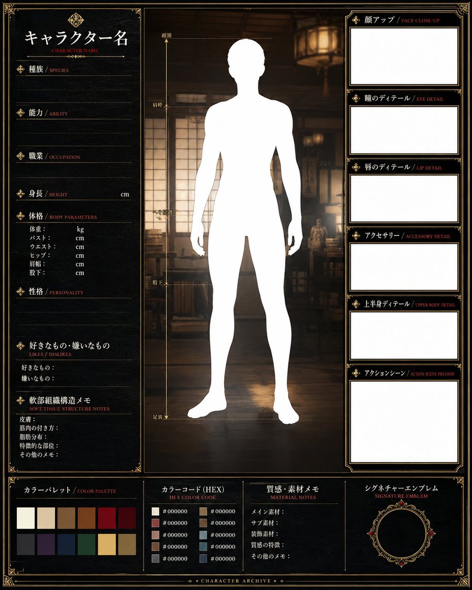 Fantasy Character Archive