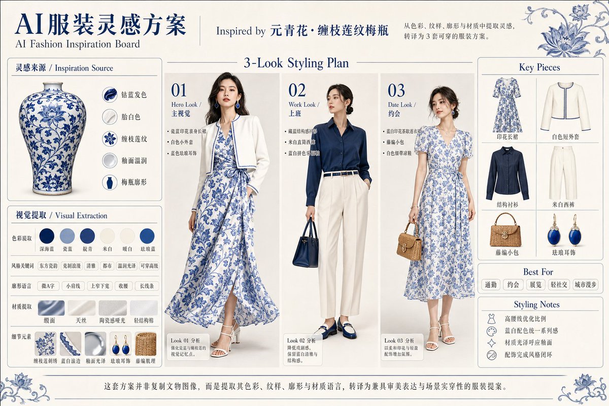 青花瓷时尚灵感项目