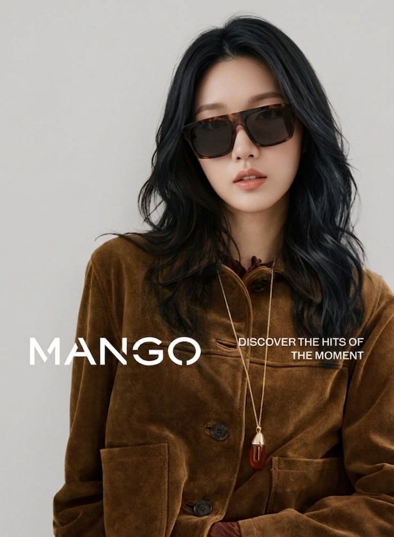 Sample output image for Suede Jacket Fashion Editorial