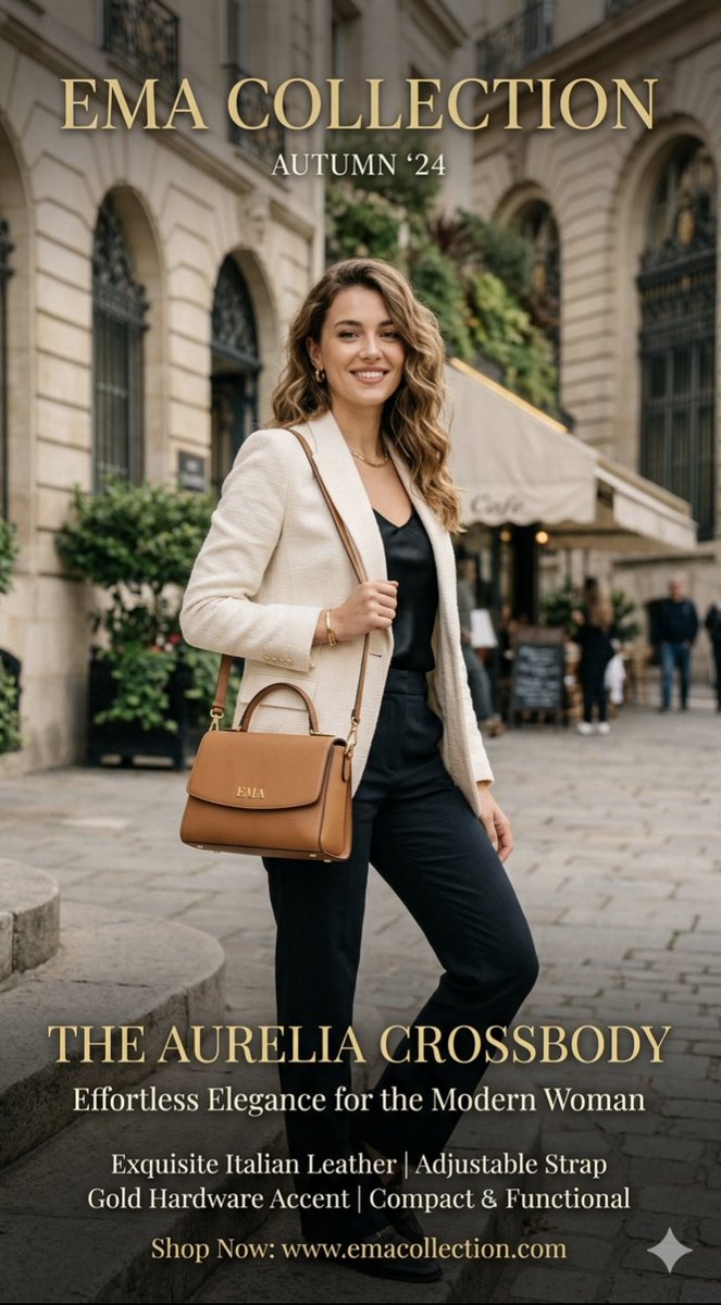 Sample output image for Parisian Street Fashion Advertisement