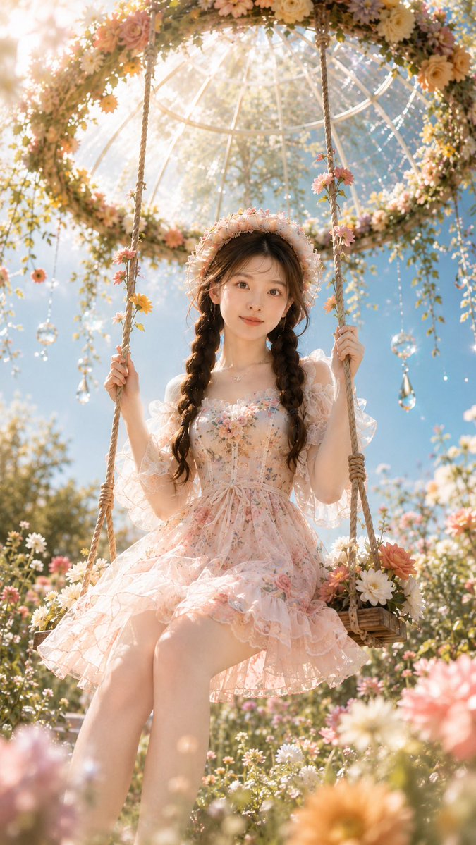 Dreamy Garden Princess Portrait