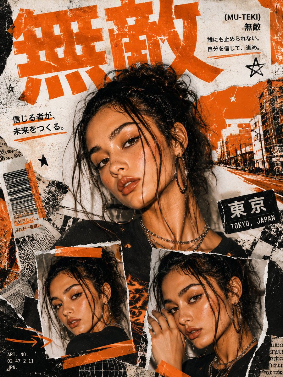 Y2K Tokyo Zine Collage