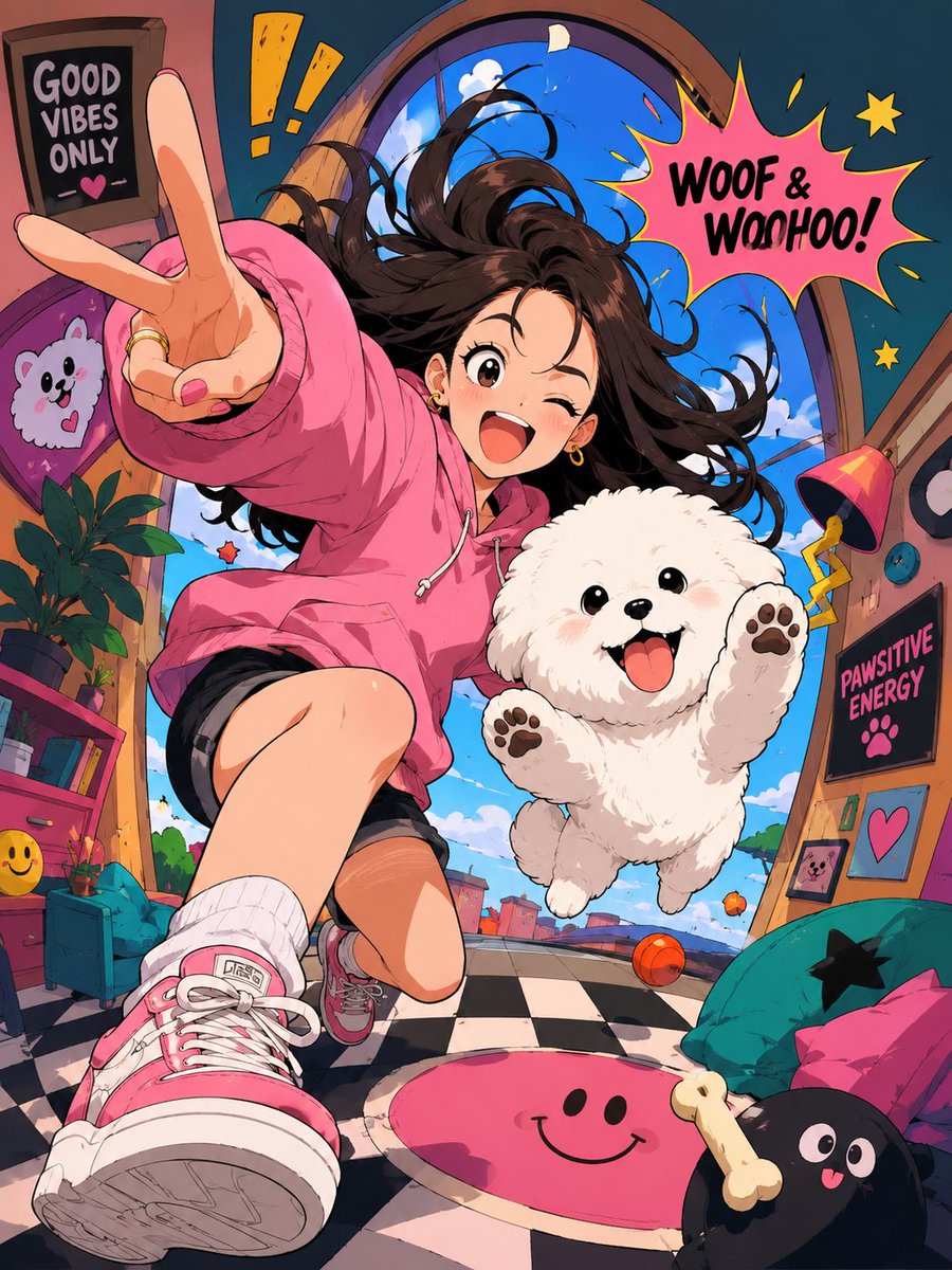 Expressive Cartoon Anime Style