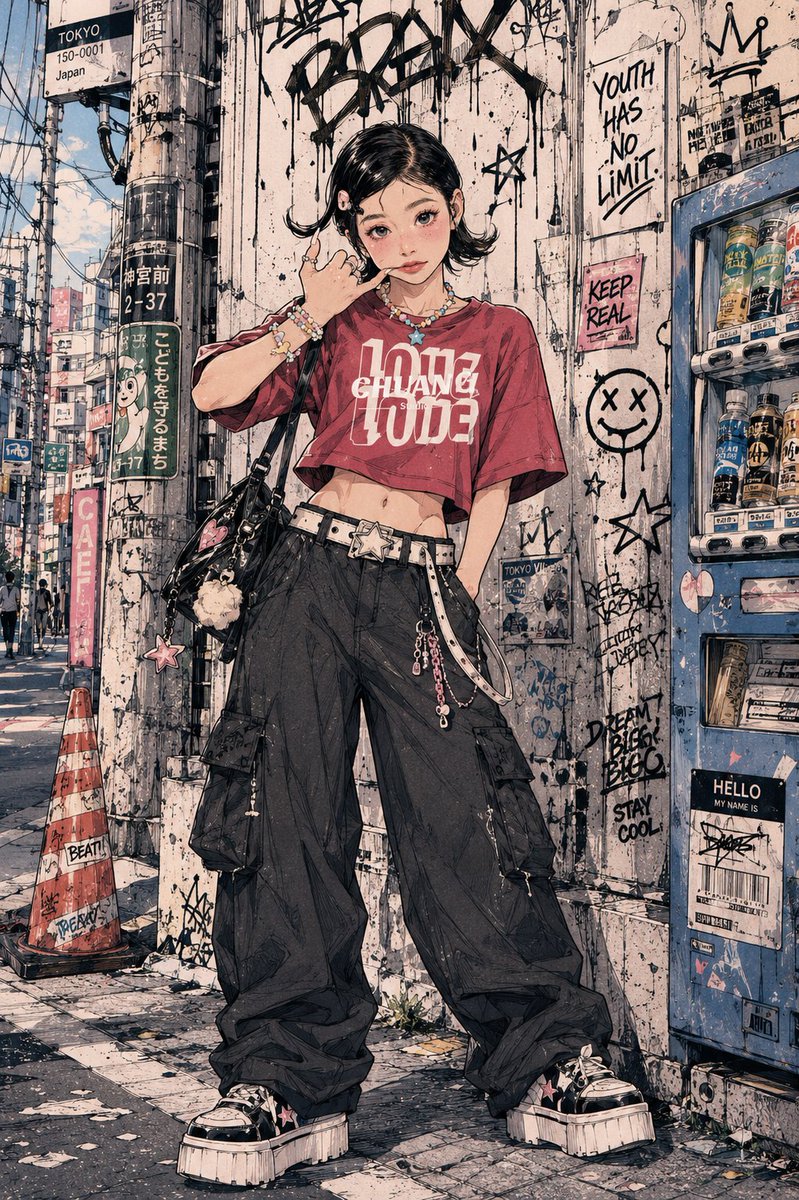Shonen Manga Character Poster example 2