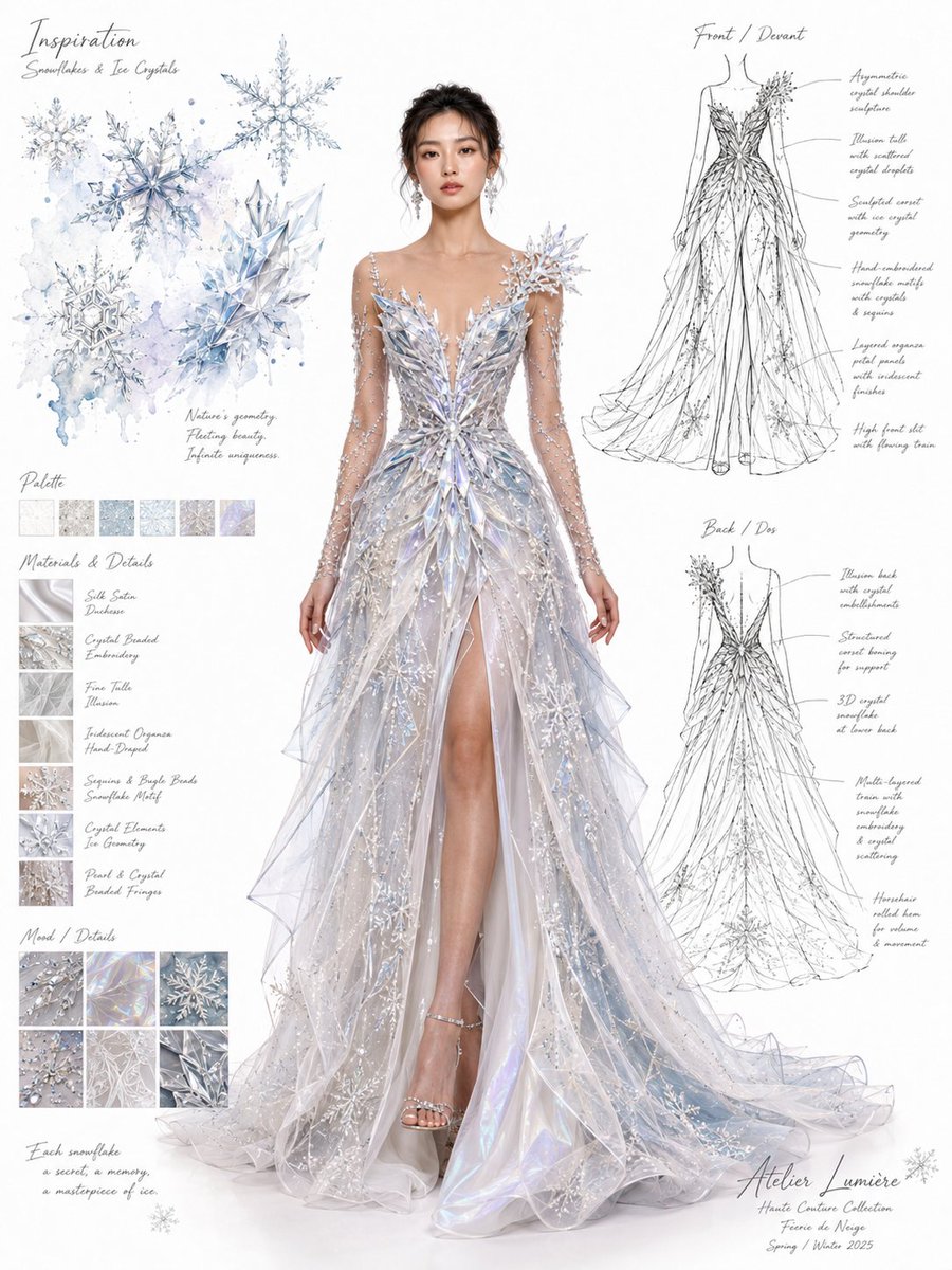Couture Fashion Design Concept Board example 4
