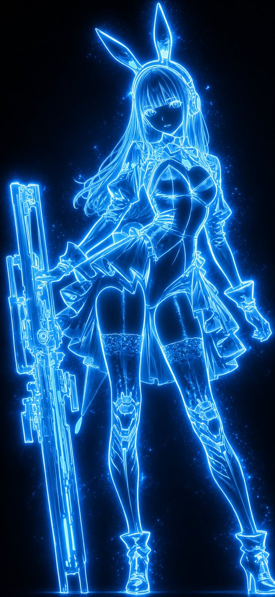 Mystical Luminous Outline Style example 4