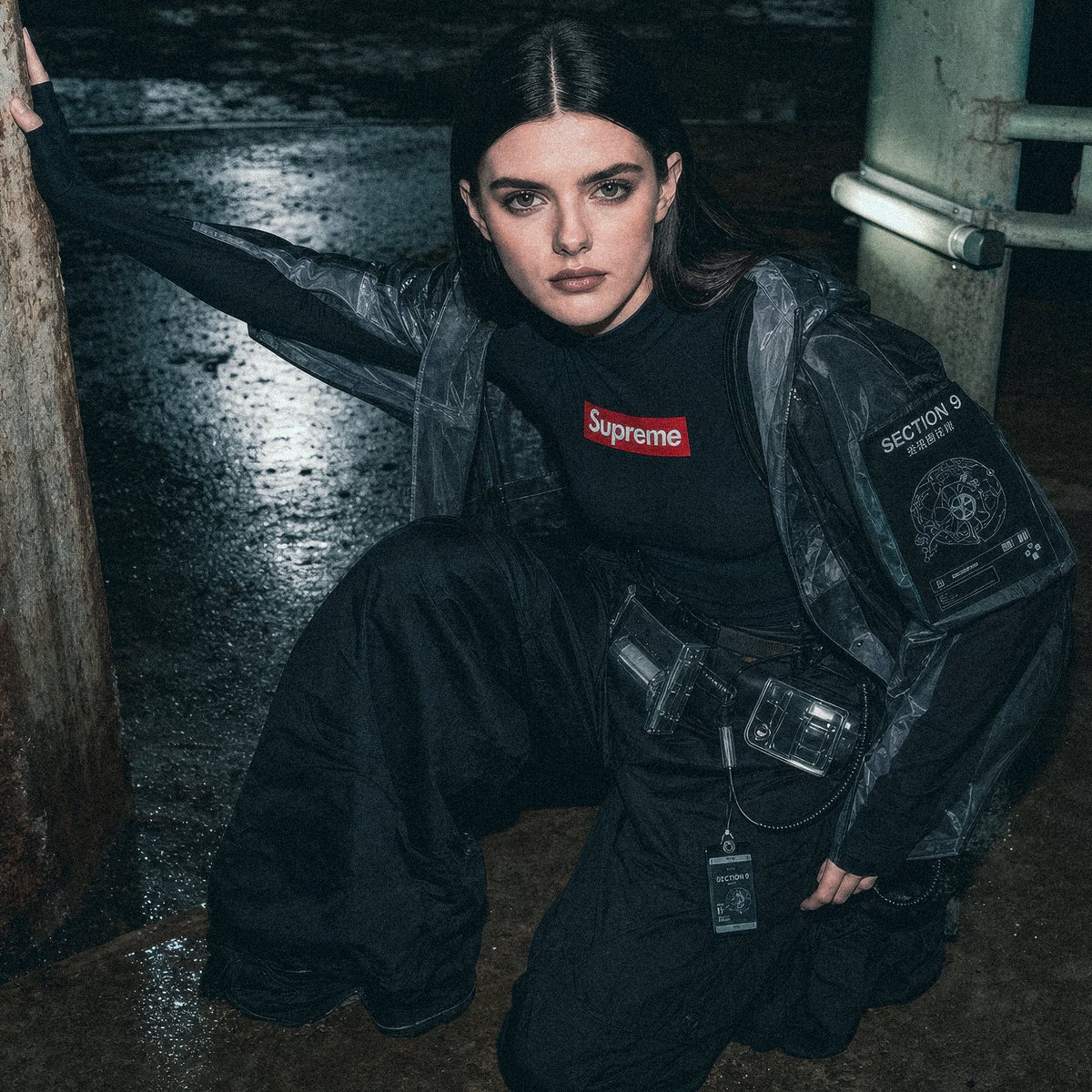 Supreme Section 9 Cyberpunk Editorial
