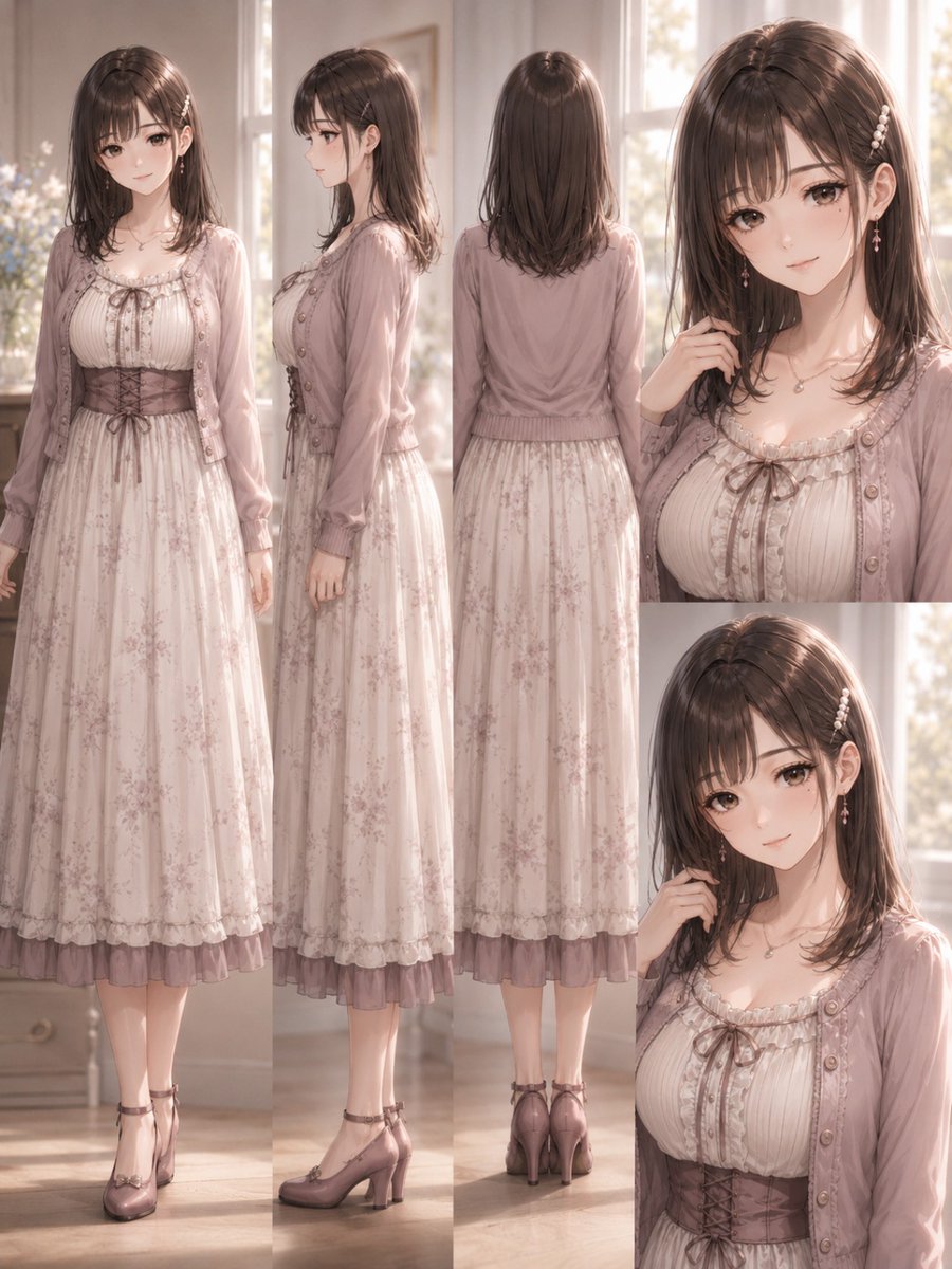 Pastel Lolita Fashion Reference Sheet
