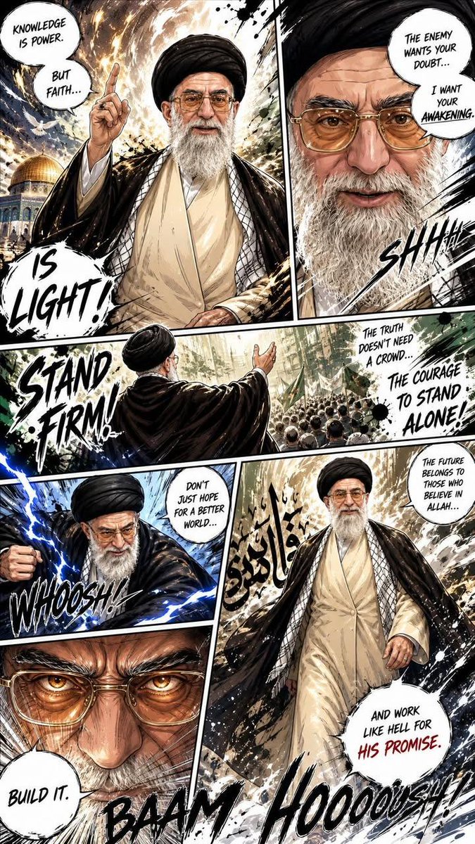 Dynamic Manga Page Illustration example 2