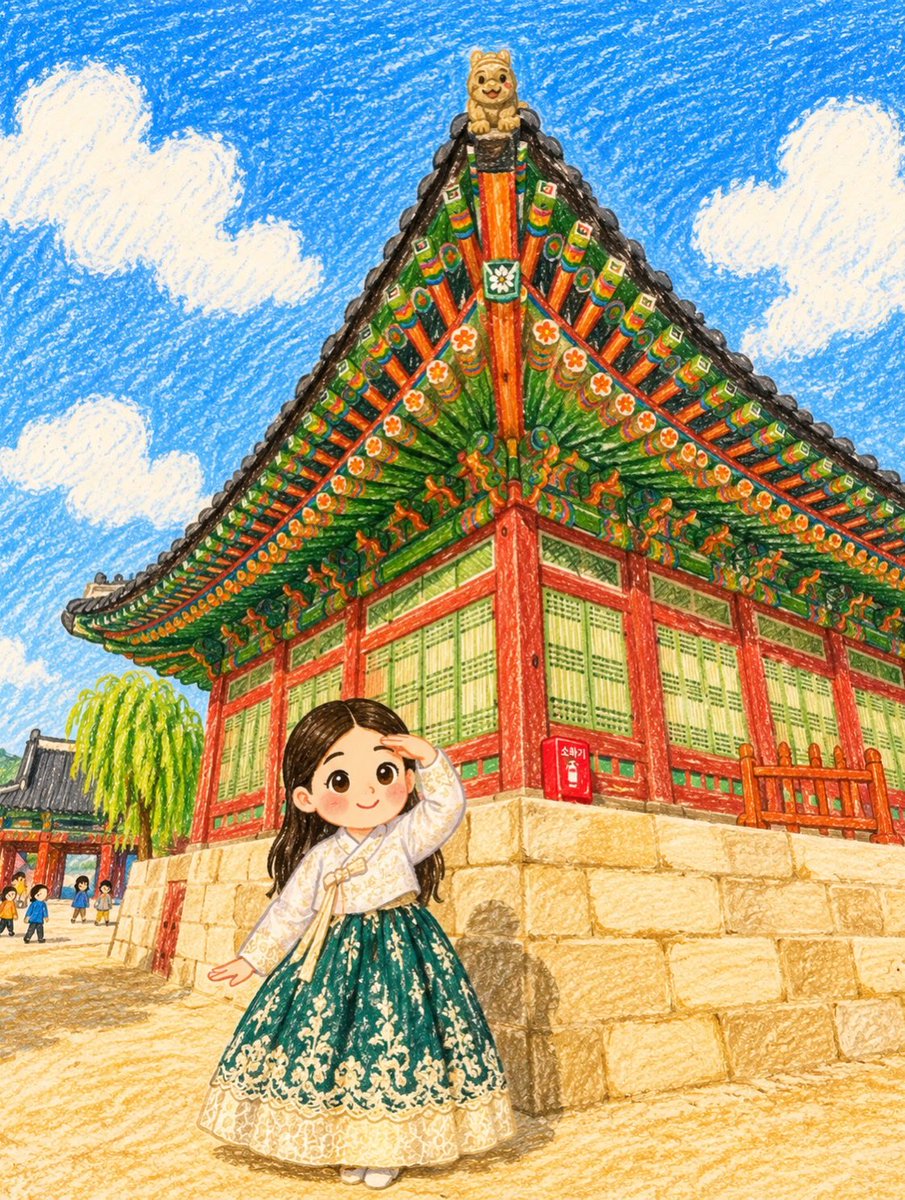Crayon Style Image Reinterpretation example 3