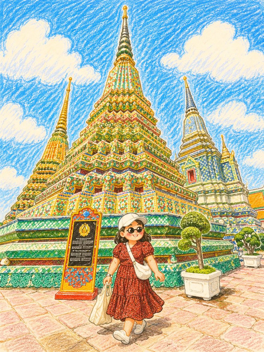 Crayon Style Image Reinterpretation example 4
