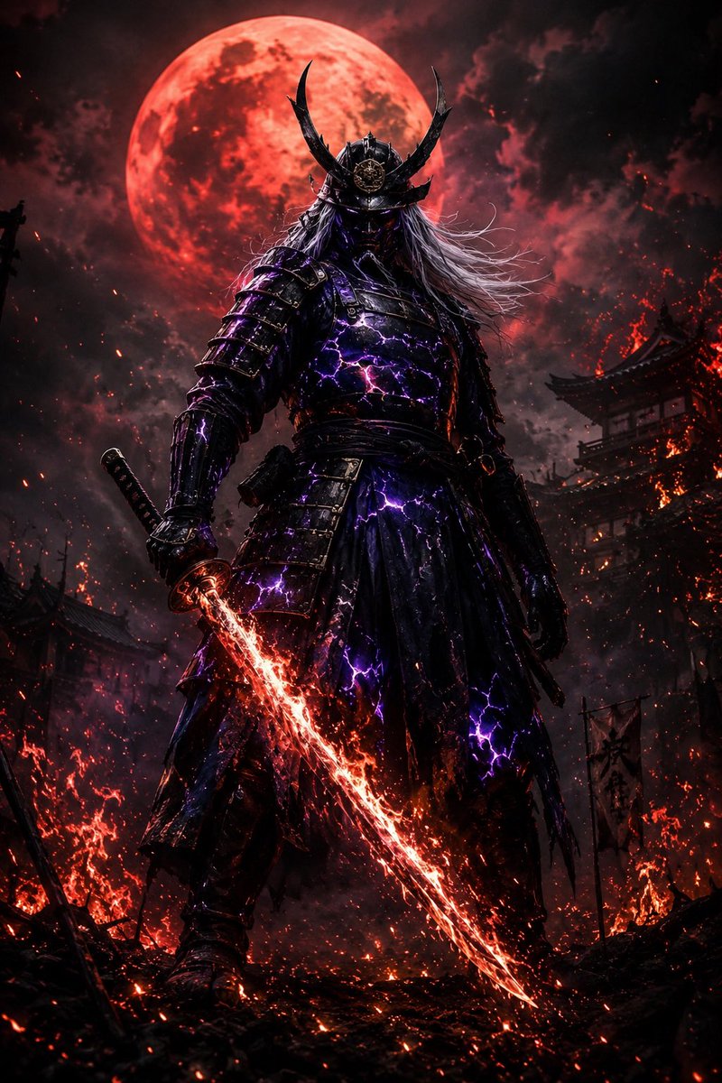 Dark Fantasy Samurai Warlord