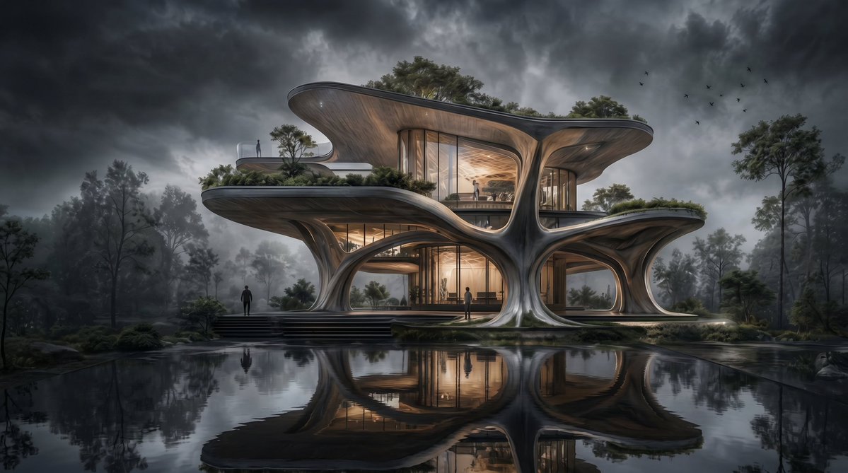 Arboreal Architecture Presentation Board example 4
