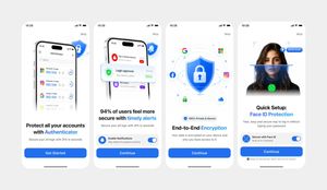 简洁的 Authenticator 入门引导 UI