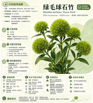 中文植物识别信息图