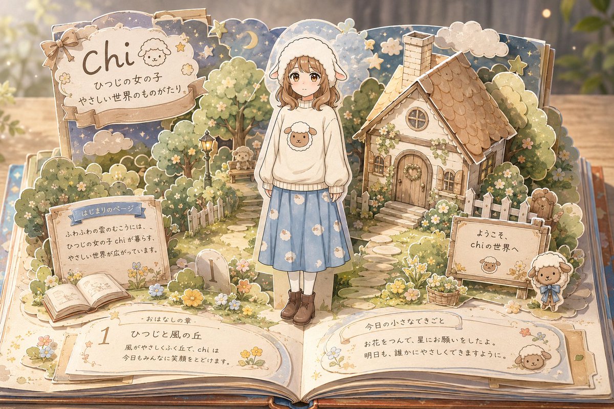 小羊女孩立体故事书