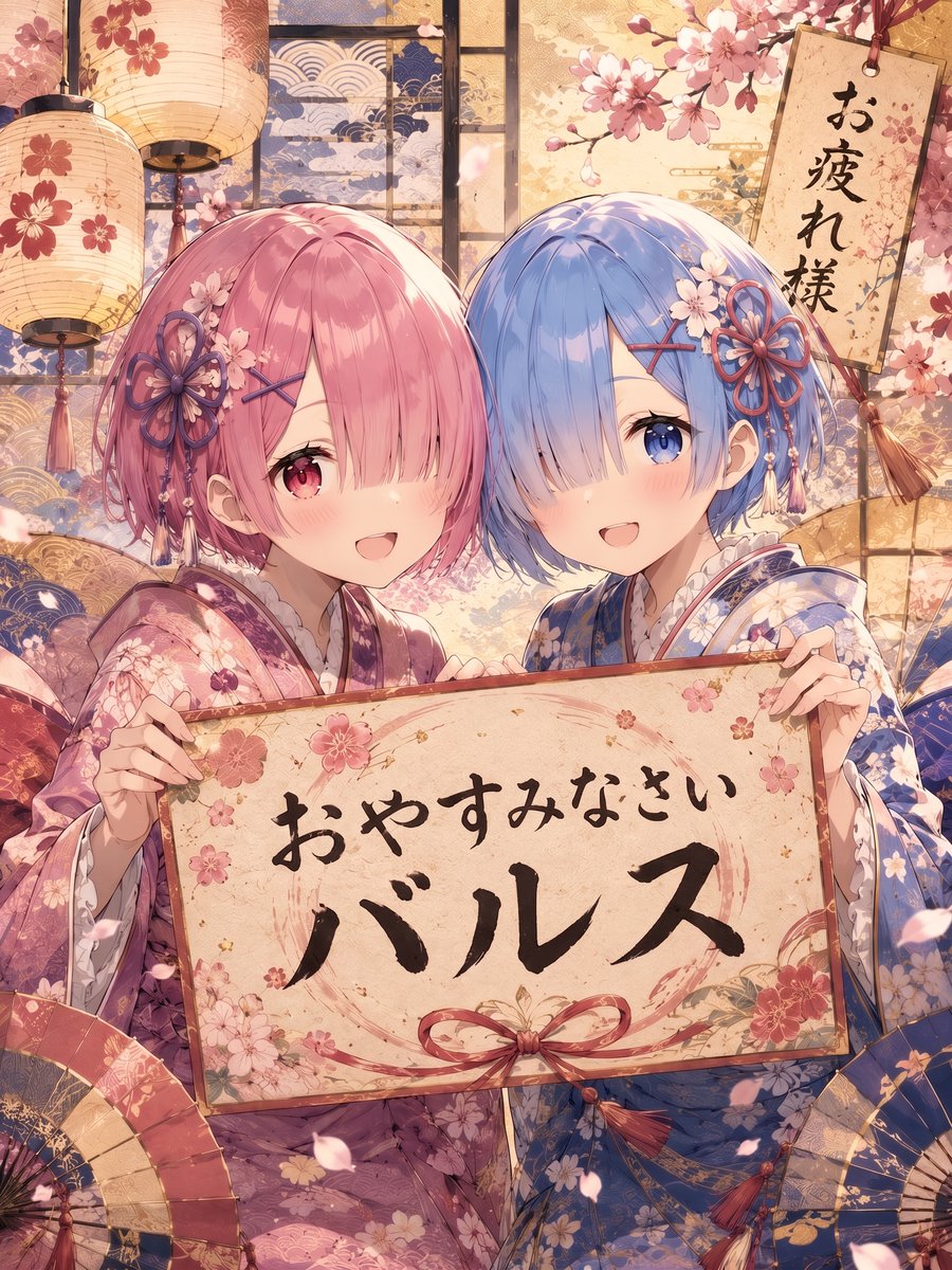 Anime Sakura Goodnight Festival Scene