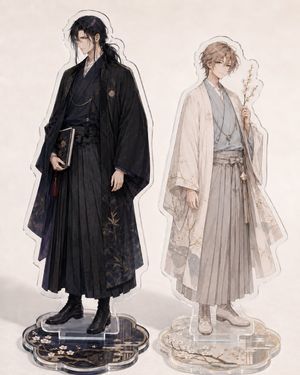 两款和服亚克力立牌角色