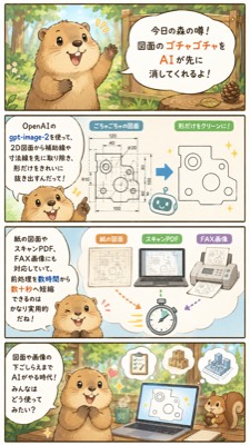 可爱的 CAD 清理说明漫画