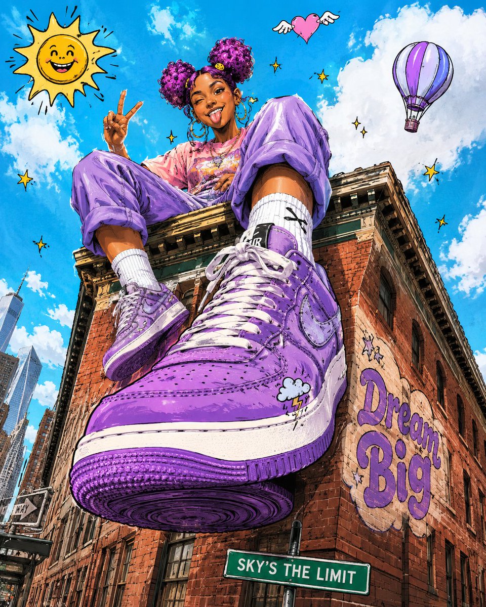 Cartoon Sneaker Advertising Campaign example 3