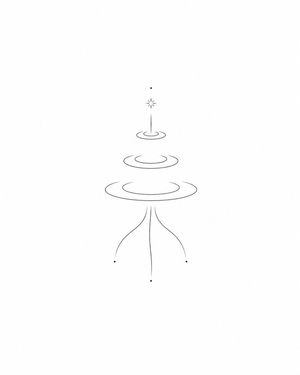 Minimalist Symbolic Tattoo Design
