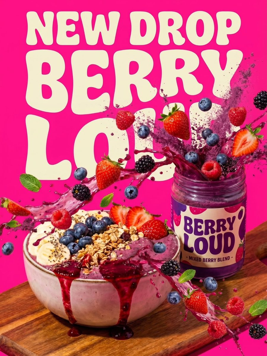 Berry Loud Food Advertisement example 2