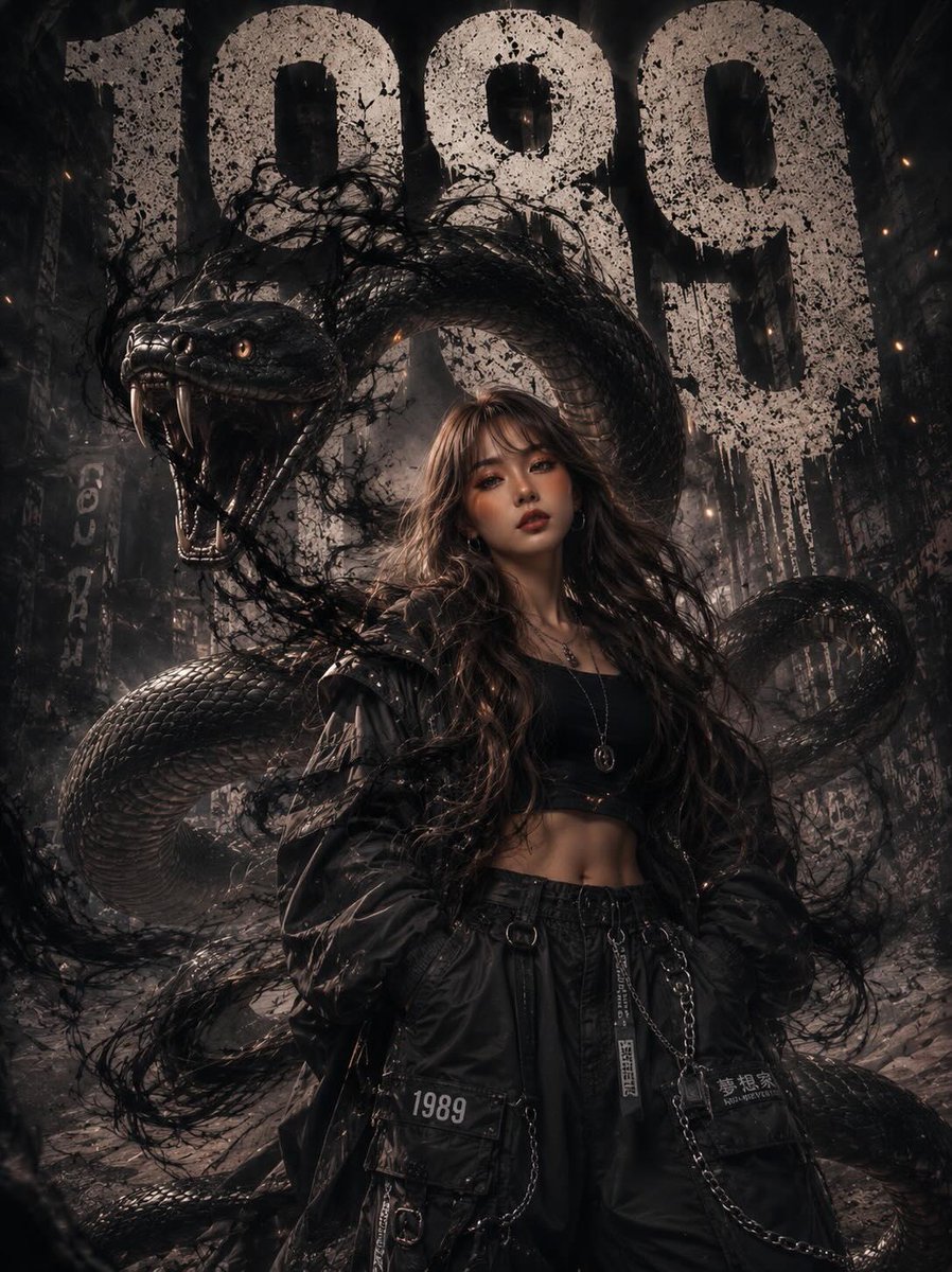 Monochrome Fashion Python Portrait
