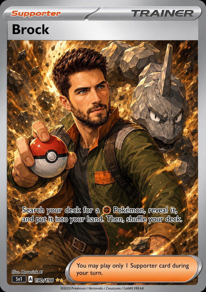 Anime Pokemon Trainer Card example 2