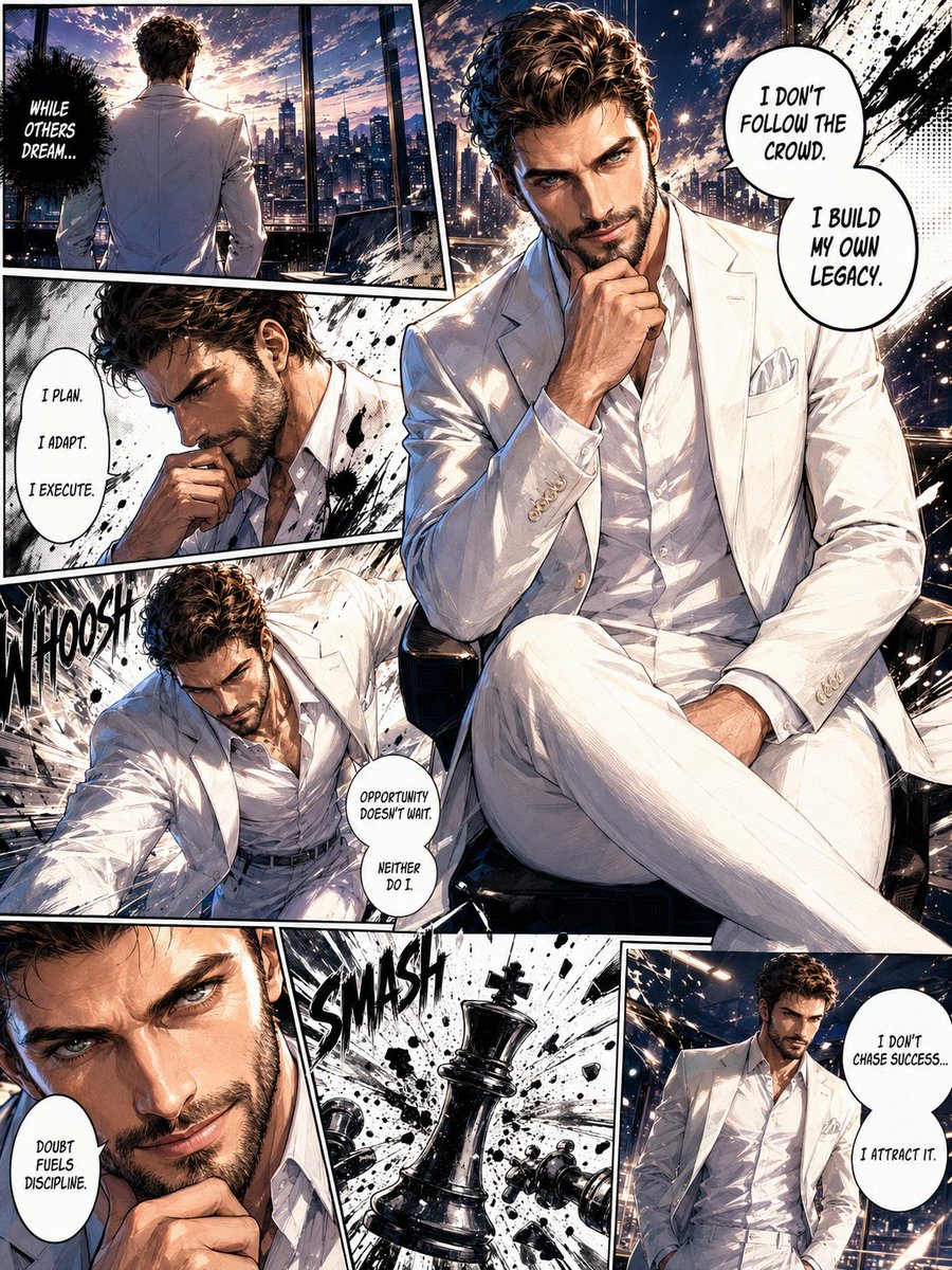 Full Page Manga Illustration