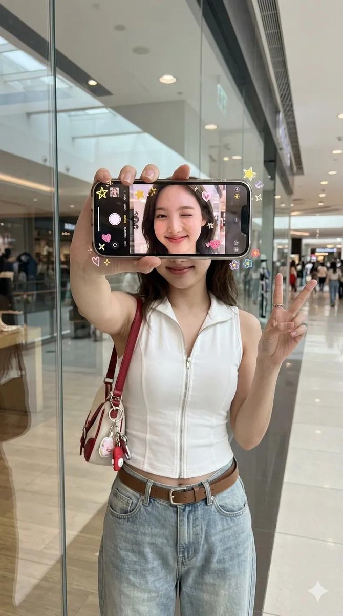 iPhone Screen Reflection Portrait example 2