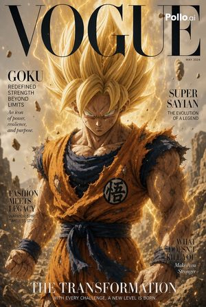 Anime Character Vogue Cover