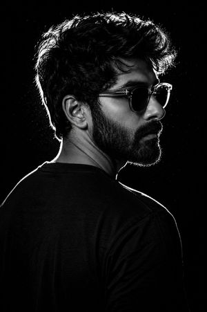 Chiaroscuro Rim-Lit Male Portrait