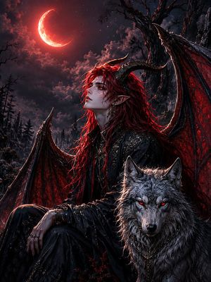 Guardian of the Night Silver Wolf