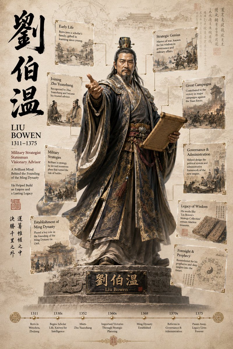 3D Historical Biography Poster Template example 4