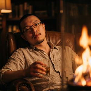 Warm Firelit Portrait Transformation