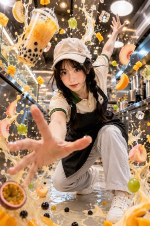 Tropical Bubble Tea Explosion