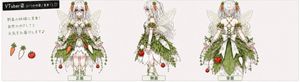 Vegetable Fairy VTuber Reference Sheet