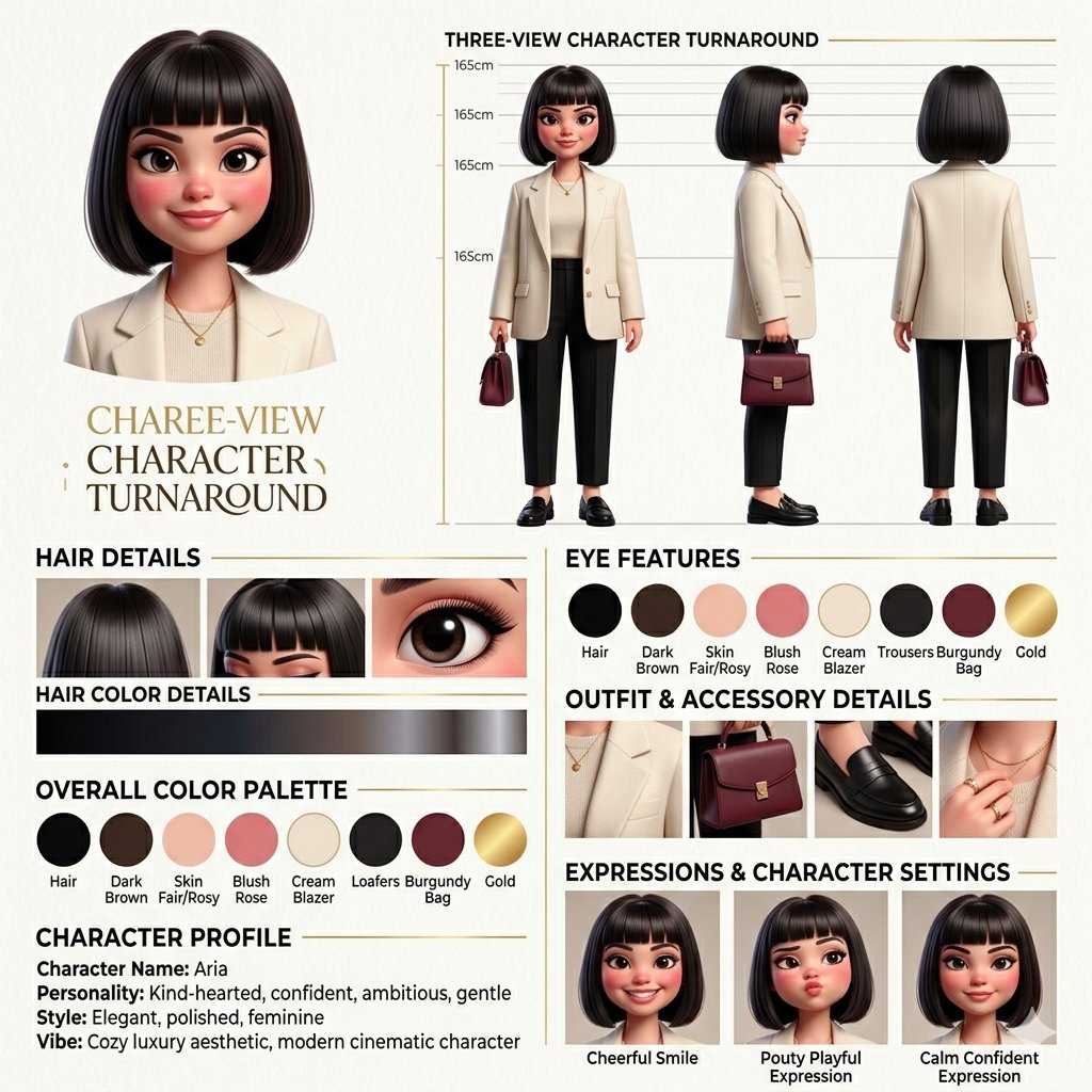 Infographic / Edu Visual - 3D Character Design Infographic - Image 1