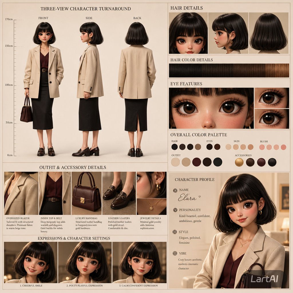 Infographic / Edu Visual - 3D Character Design Infographic - Image 2