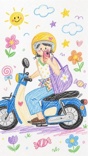 Crayon Style Image Transformation
