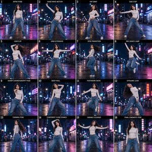 K-Pop Dance Motion Sheet