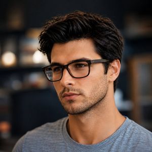 Cinematic Cafe Studio Portrait